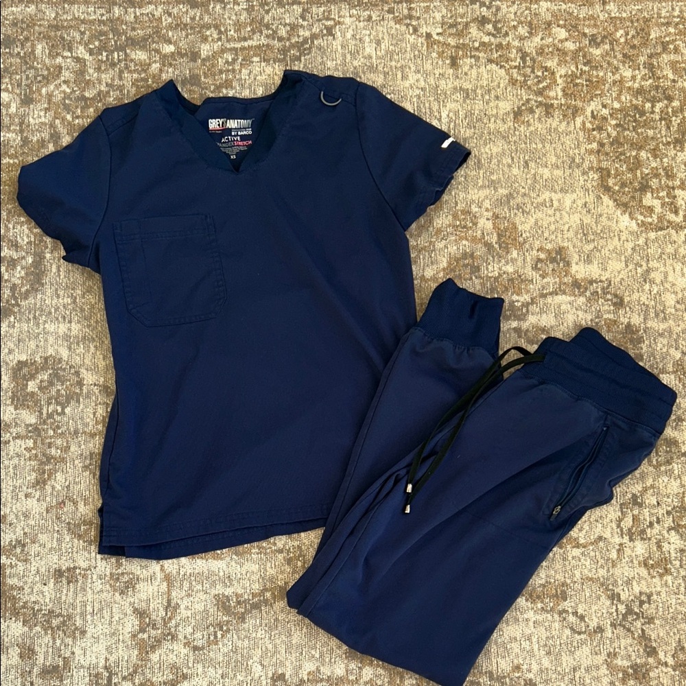 Grey's Anatomy Navy Blue Scrubs
